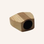 درب چوبی عطر و ادکلن آمواج دو رنگ چوب راش و چوب روسی