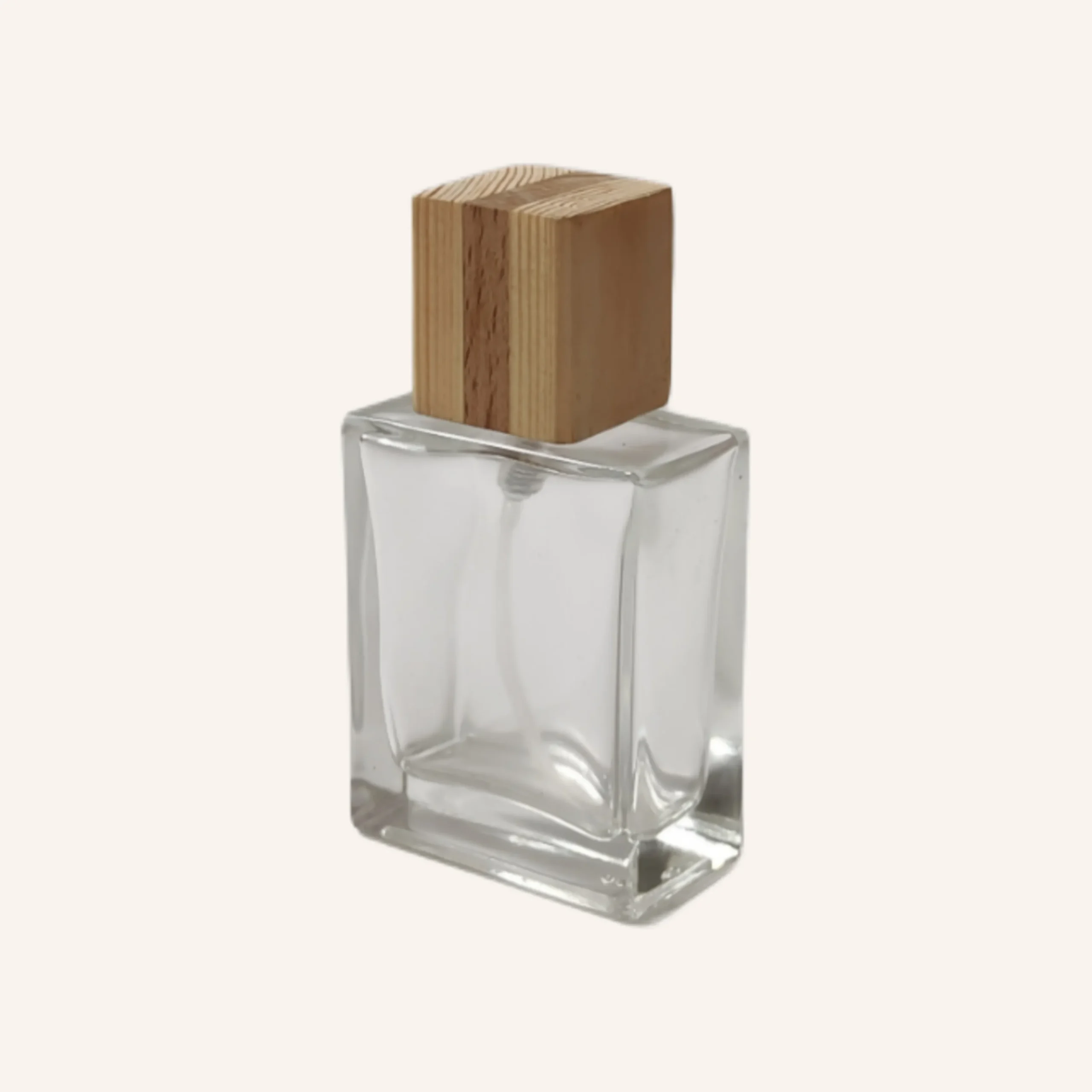 درب چوبی عطر مکعب دو رنگ سایز ۳۰ میلی‌متر
