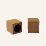 درب چوبی عطر و ادکلن مکعب جنس چوب راش و روسی