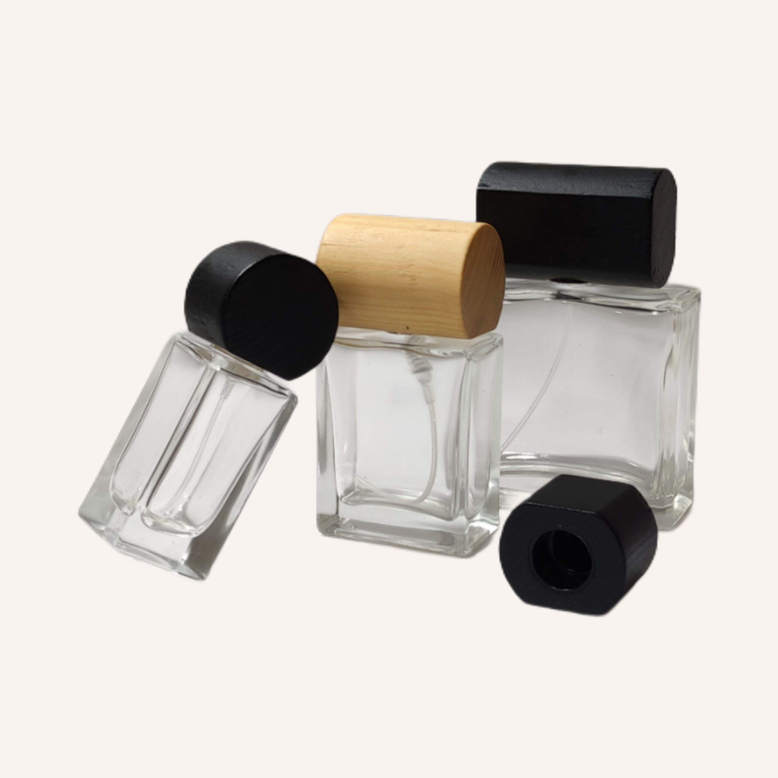 درب عطر استوانه فرم‌دار چوبی | Titan