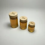 درب چوبی جار شیشه ای عسل
