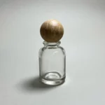 خرید شیشه عطر ۵۰ میل و درب چوبی عطر سفارشی