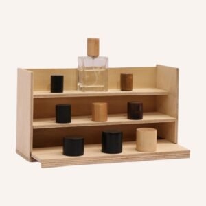 مجموعه درب عطر استوانه چوبی | مدل نوا